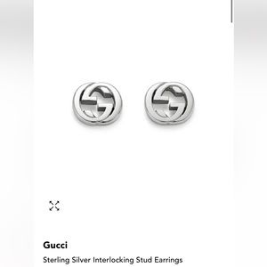 Gucci Interlocking Silver earrings